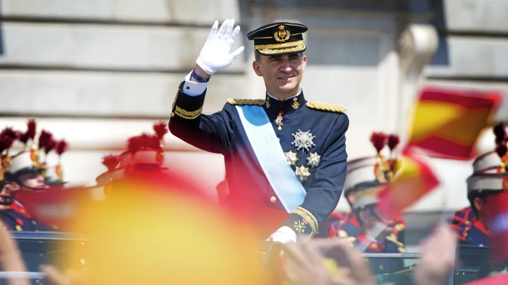 Filip VI. při své korunovaci