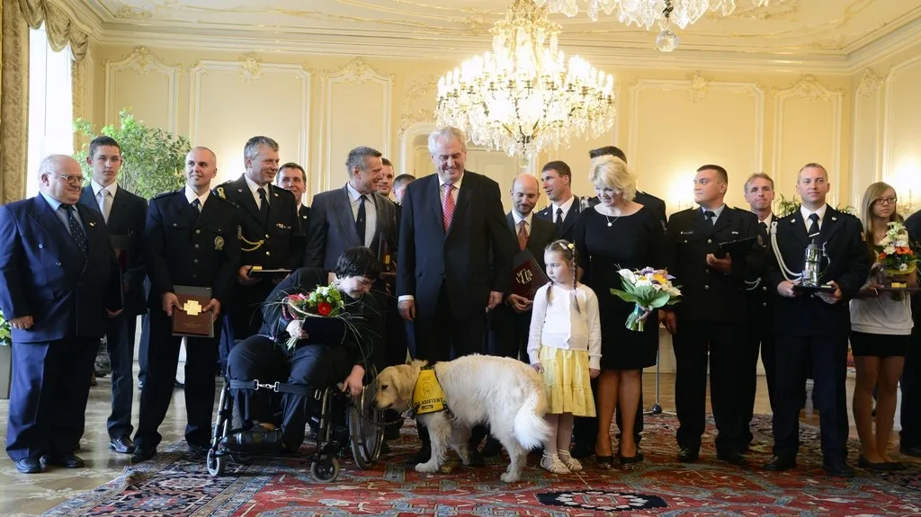 Předávání Zlatých záchranářských křížů