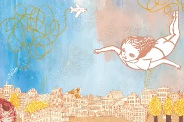 Holčička s kouzelnýma nohama je plná optimismu a fantazie