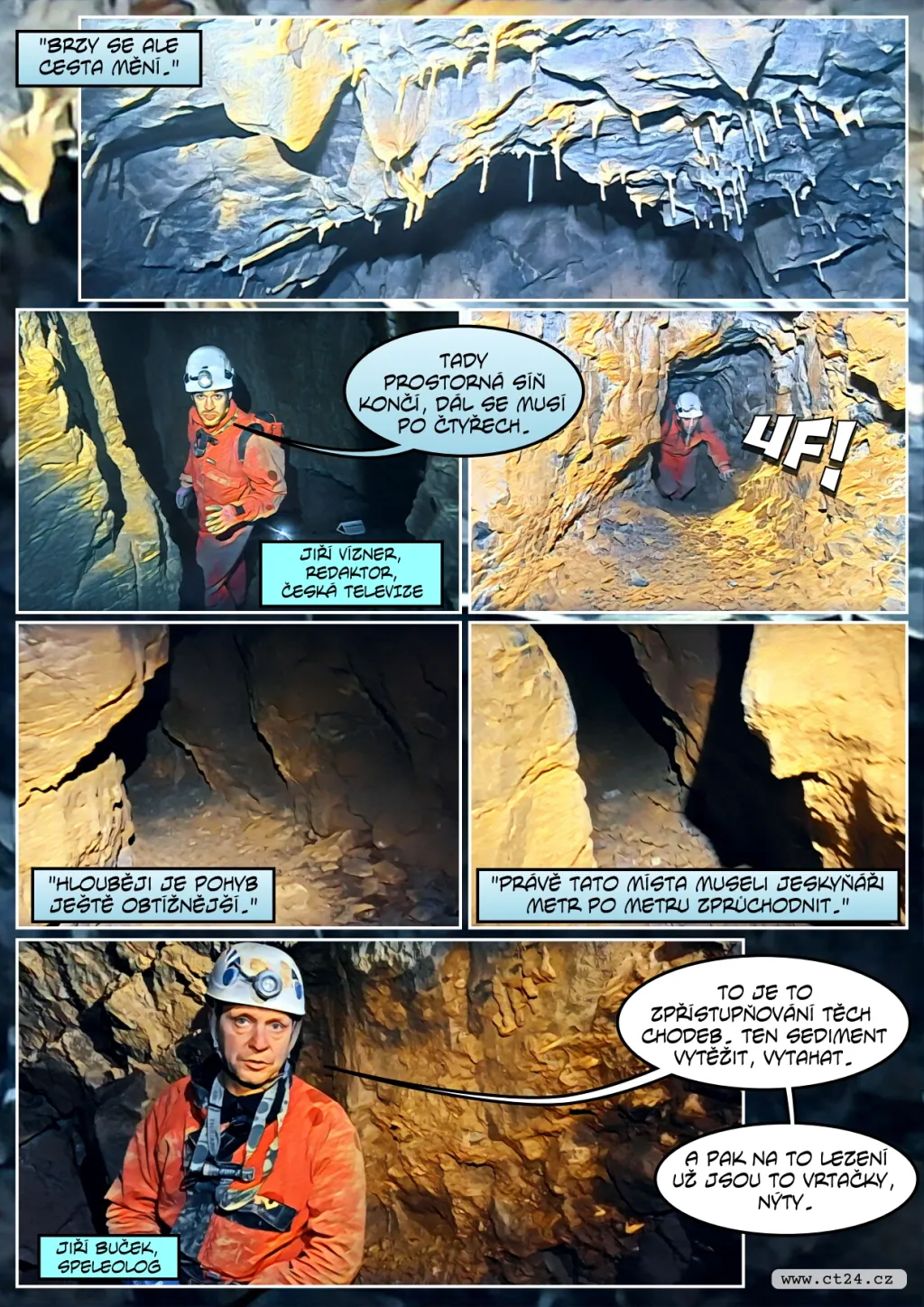 V Moravském krasu objevili novou jeskyni, dostala jméno Mauglího síň