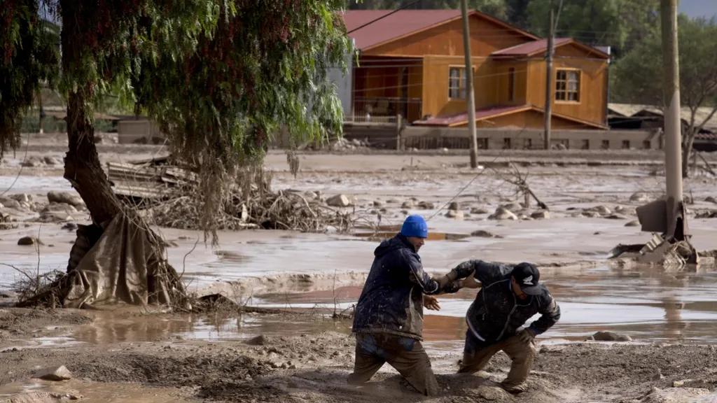 Následky povodní v Chile