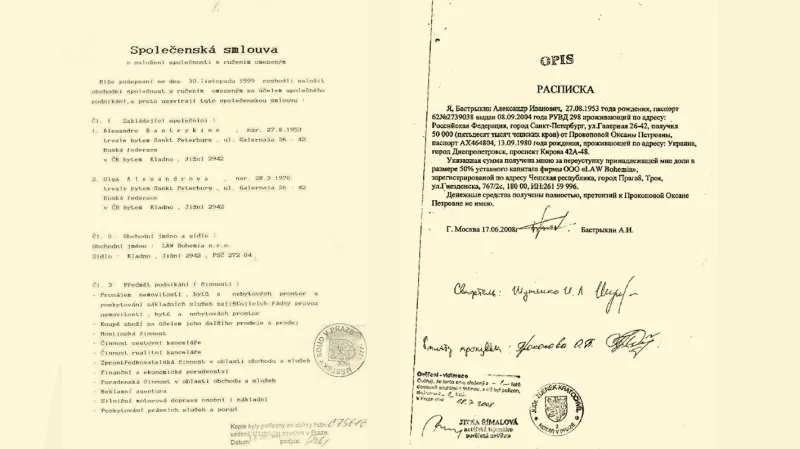 Dokumenty zveřejněné v blogu Alexeje Navalného