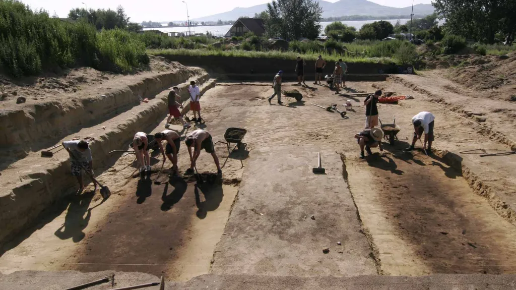 Archeologické práce v Pasohlávkách