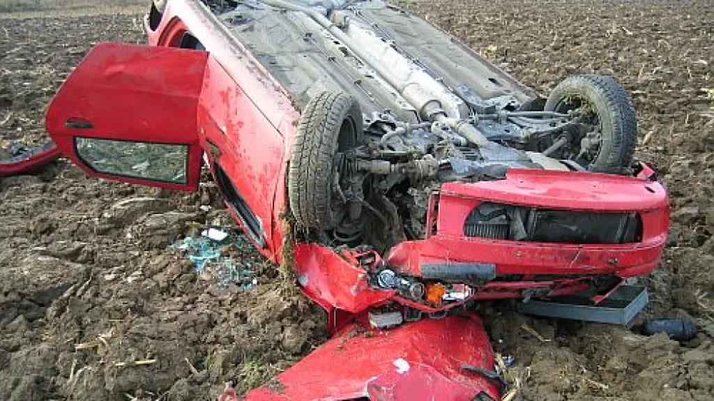 Auto po nehodě