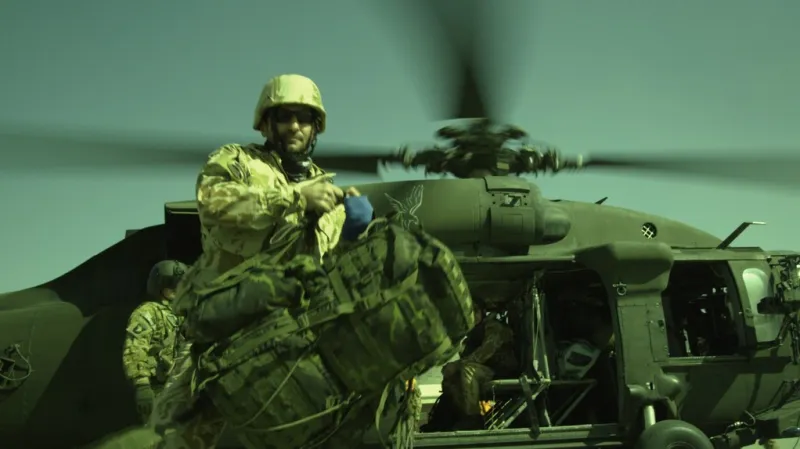 Ondřej Vetchý při natáčení filmu Všiváci v Afghánistánu