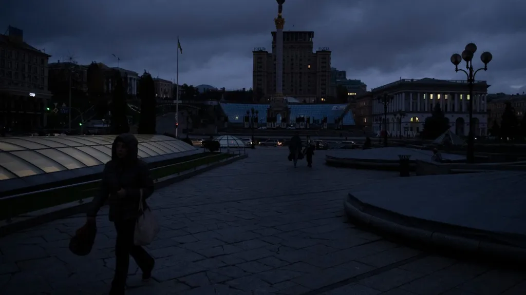 Kyjev postižený výpadkem proudu