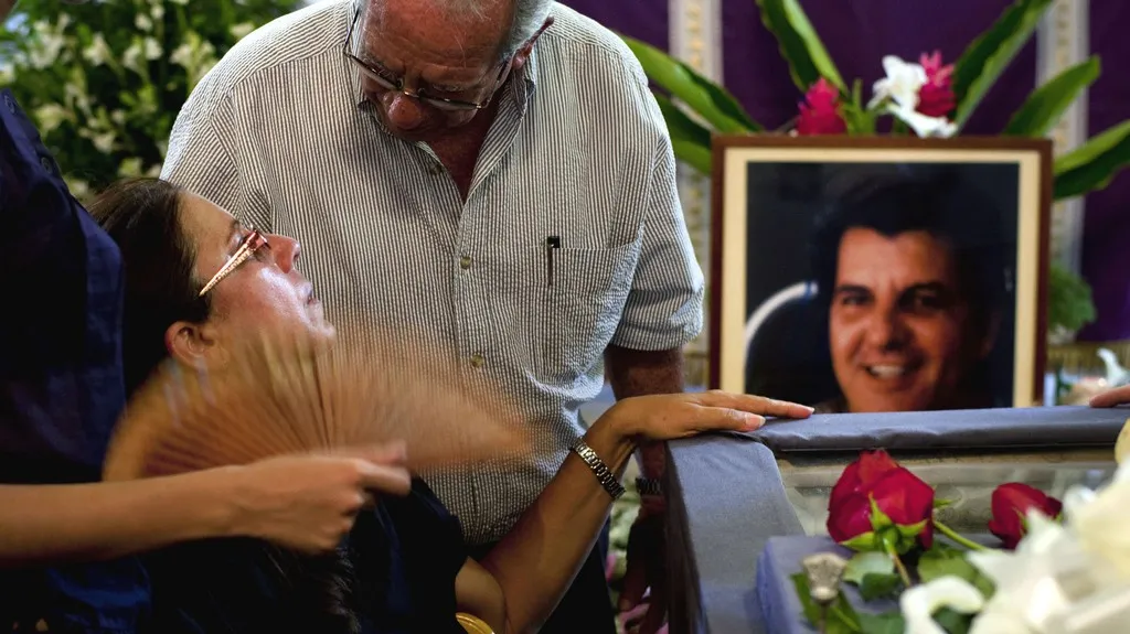 Pohřeb kubánského disidenta