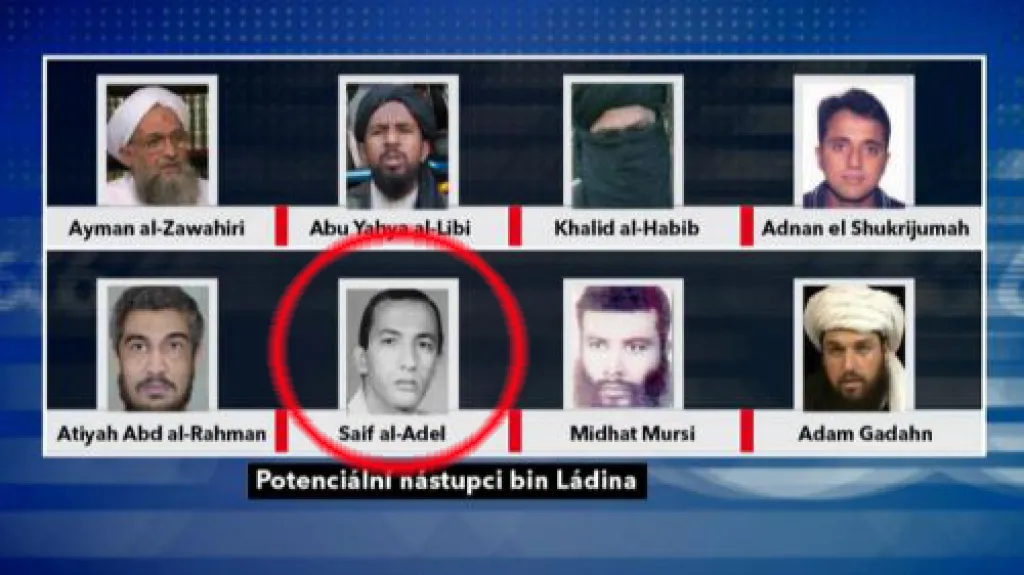 Sajf Ádil mezi potenciálními nástupci Usámy bin Ládina