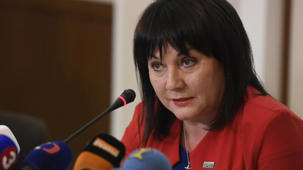 Ministryně financí Alena Schillerová