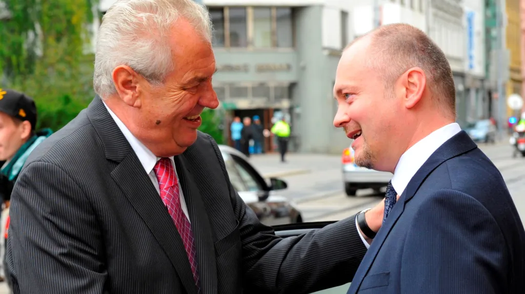 Miloš Zeman a Michal Hašek
