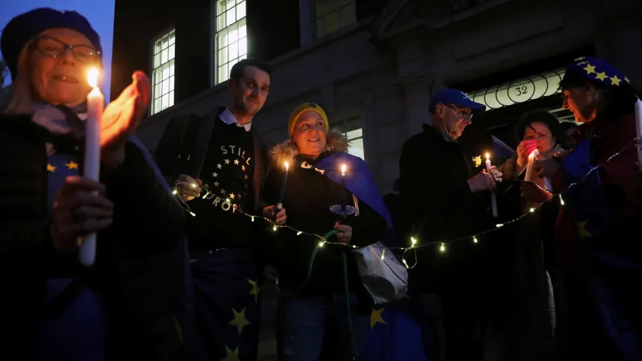Zastánci členství v EU se sešli v centru Londýna