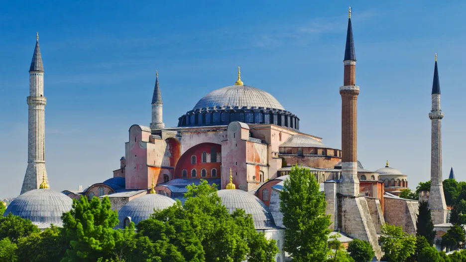 Chrám Hagia Sofia v Istanbulu