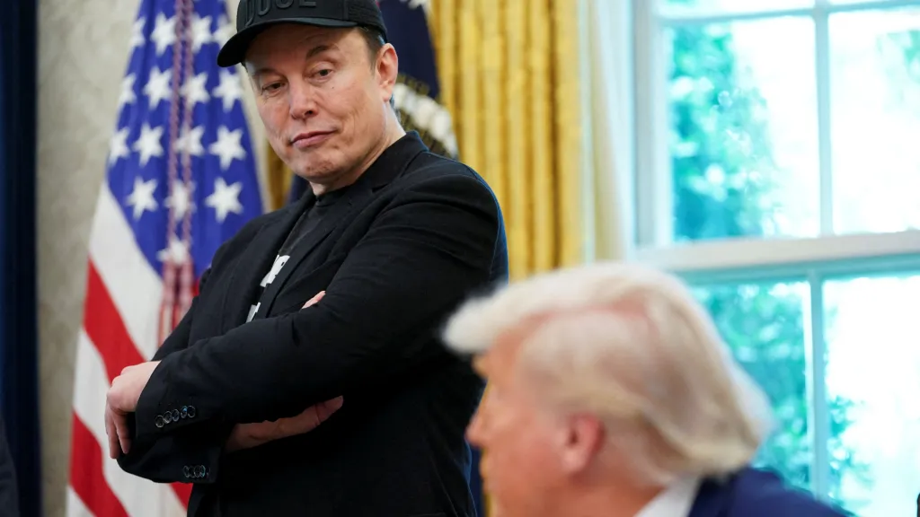 Elon Musk a Donald Trump