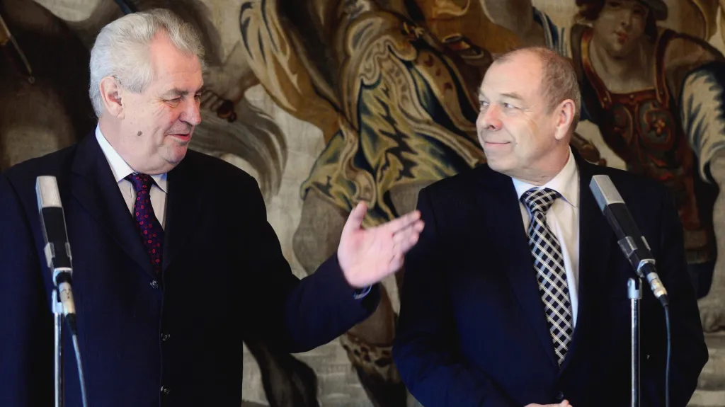 Miloš Zeman a Jaroslav Zavadil