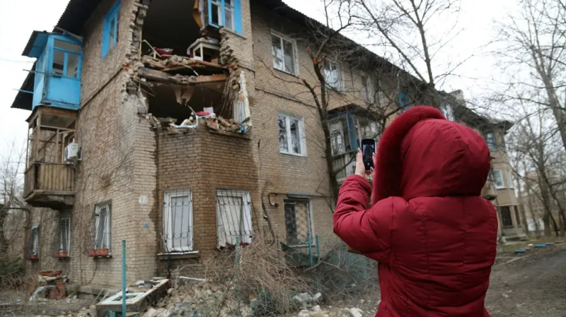 Doněcká oblast po ozbrojeném střetnutí mezi Ukrajinou a Ruskem