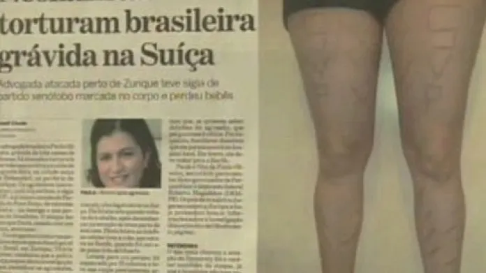 Brazilské noviny informovaly o napadení Brazilky žijící ve Švýcarsku.