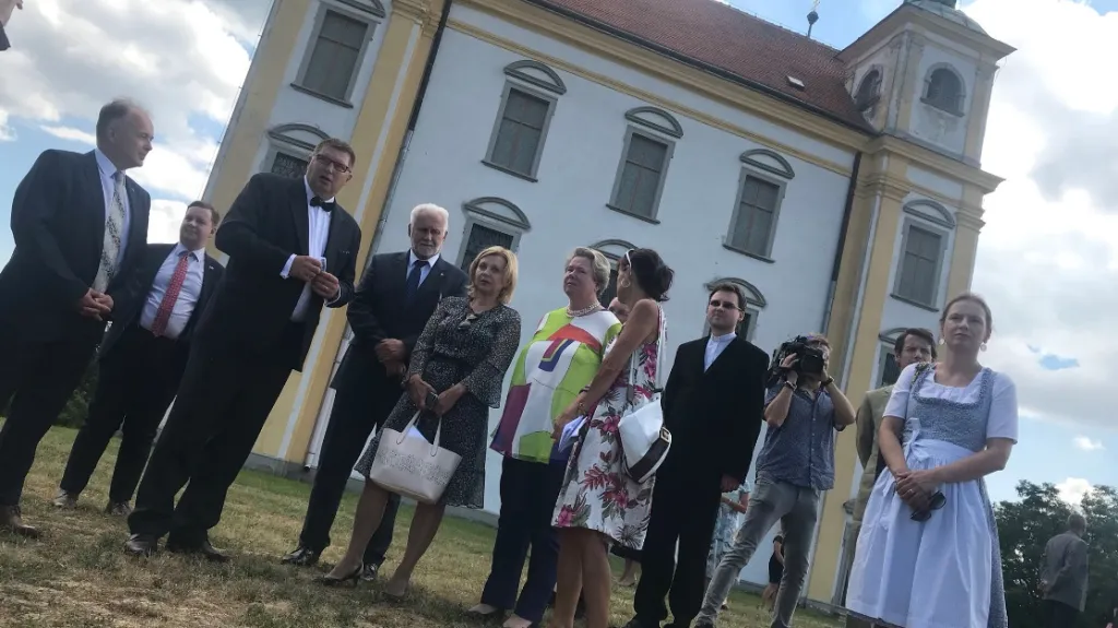 Návštěva Lichtenštejnů v Moravském Krumlově