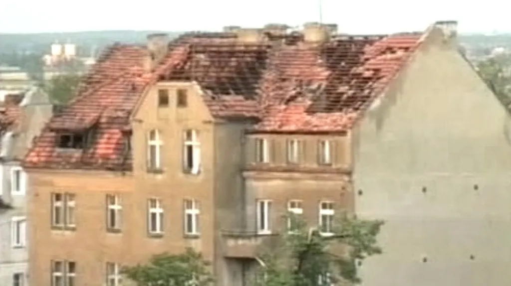 Následky bouře v Polsku