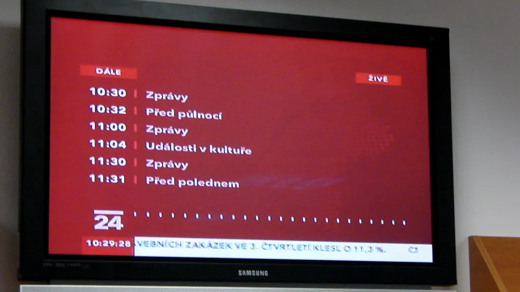 Televizní obrazovka