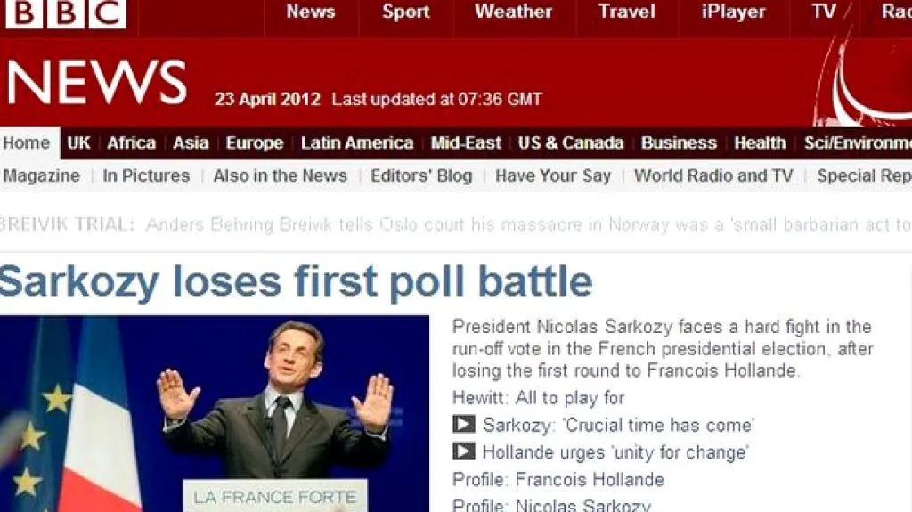 BBC o francouzských volbách