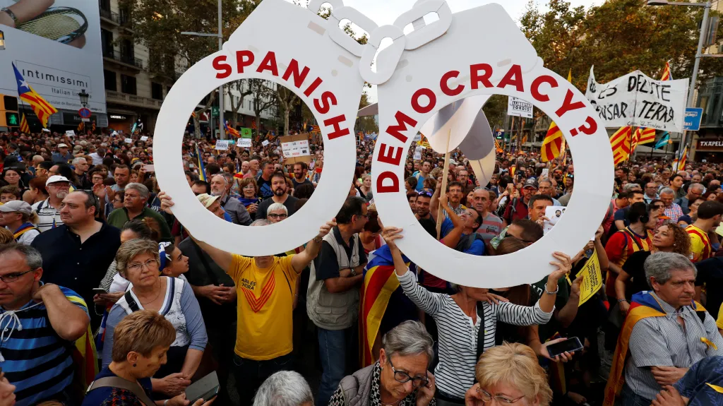 Barcelonský protest