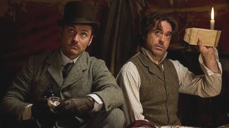 Robert Downey Jr., Jude Law ve filmu Sherlock Holmes: Hra stínů