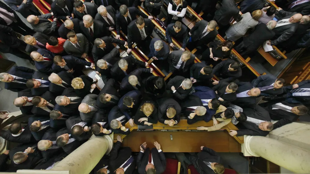 Blokáda ukrajinského parlamentu