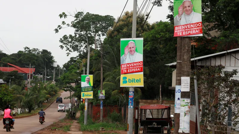 Peruánské Puerto Maldonado se připravuje na příjezd papeže