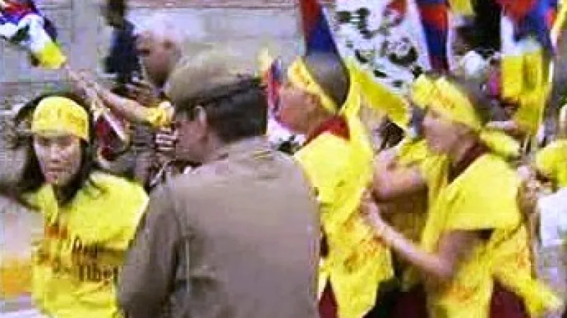 Demonstrace za Tibet