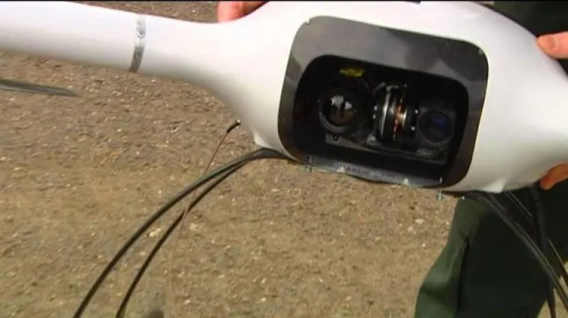 Vojenský dron BRUS v akci