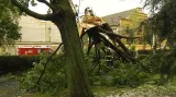 Následky bouřky v jižních Čechách