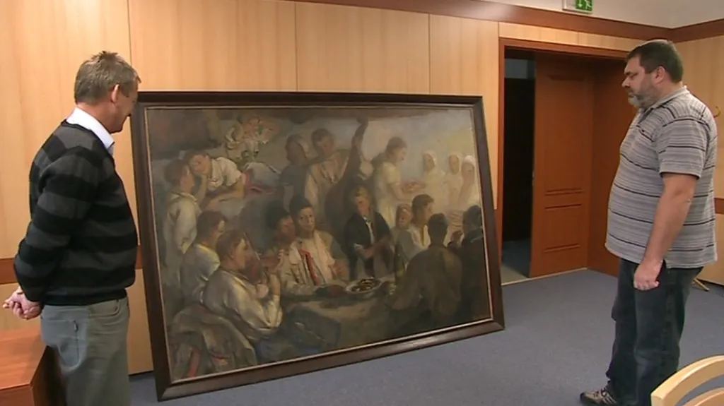 Obec chce koupit obraz Karla Mináře