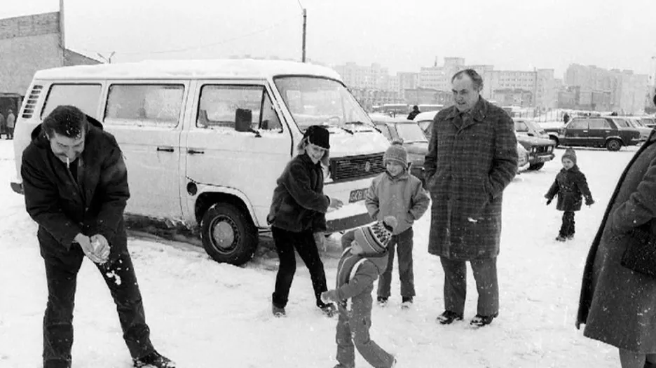 Lech Walesa s dětmi