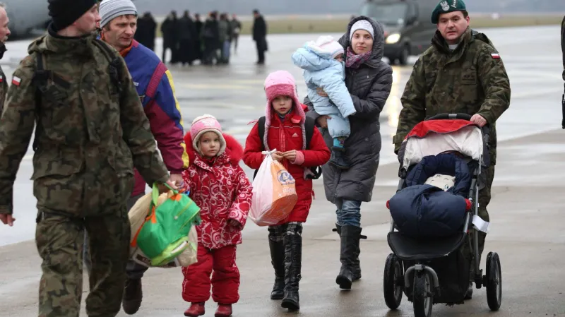 Ukrajinští uprchlíci