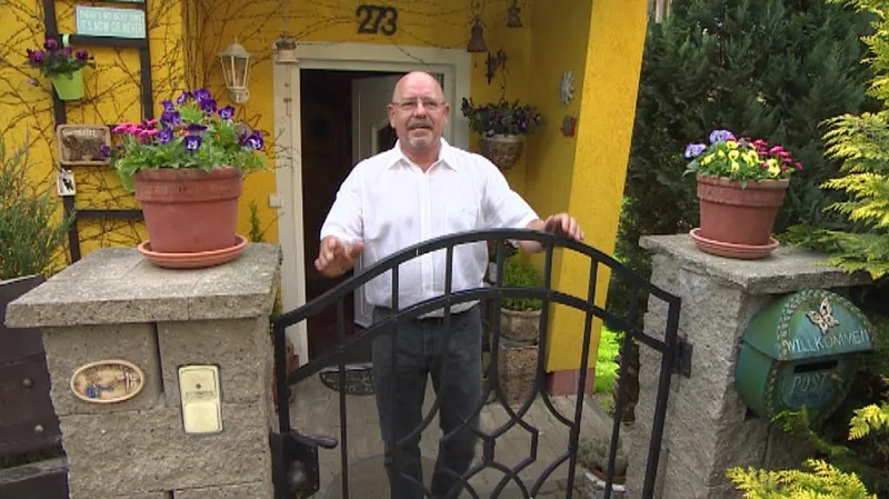 Gunter Oertel žije v malé vesničce nedaleko Aše