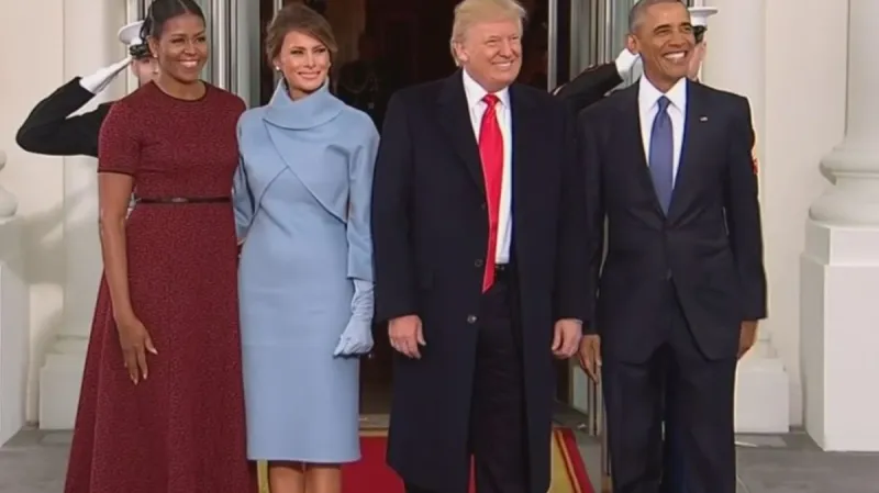 Barack Obama naposledy v roli hostitele v Bílém domě