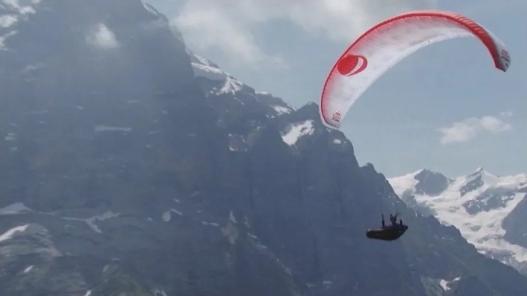 Michal Krysta na trase Red Bull X-Alps 2013