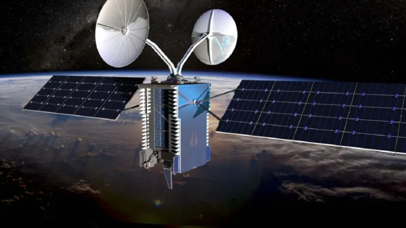 Vizualizace družice Echostar-7