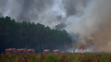 Lesní požáry ve Francii