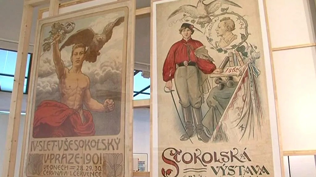 Z výstavy Slet sokolských plakátů