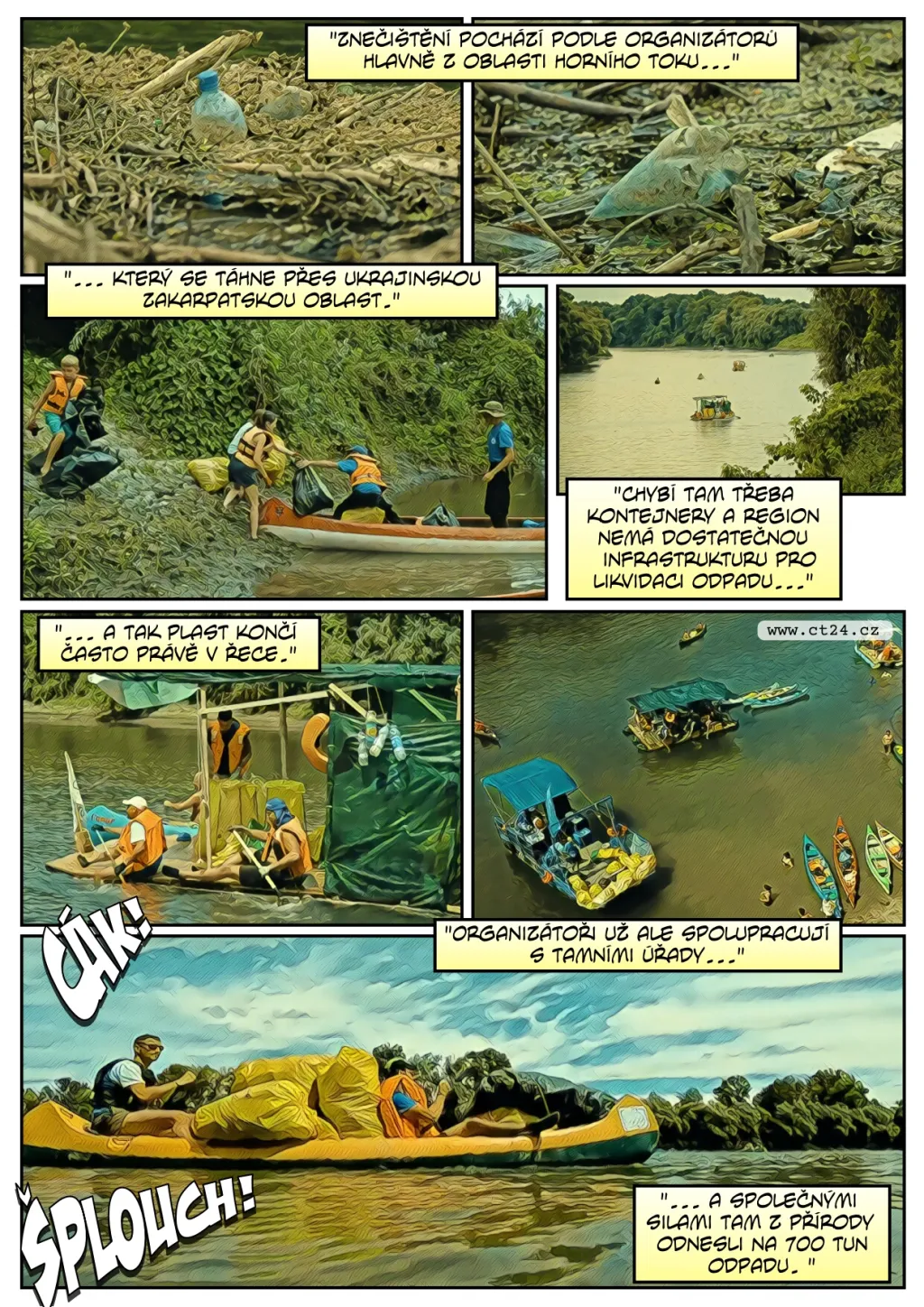 Závodníci na Tise sesbírali za posledních deset let 330 tun plastového odpadu