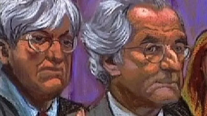 Soudní kresba Bernarda Madoffa