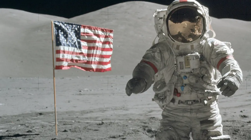 Cernan na Měsíci