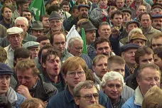 30 let zpět: Demonstrace horníků na Staroměstském náměstí