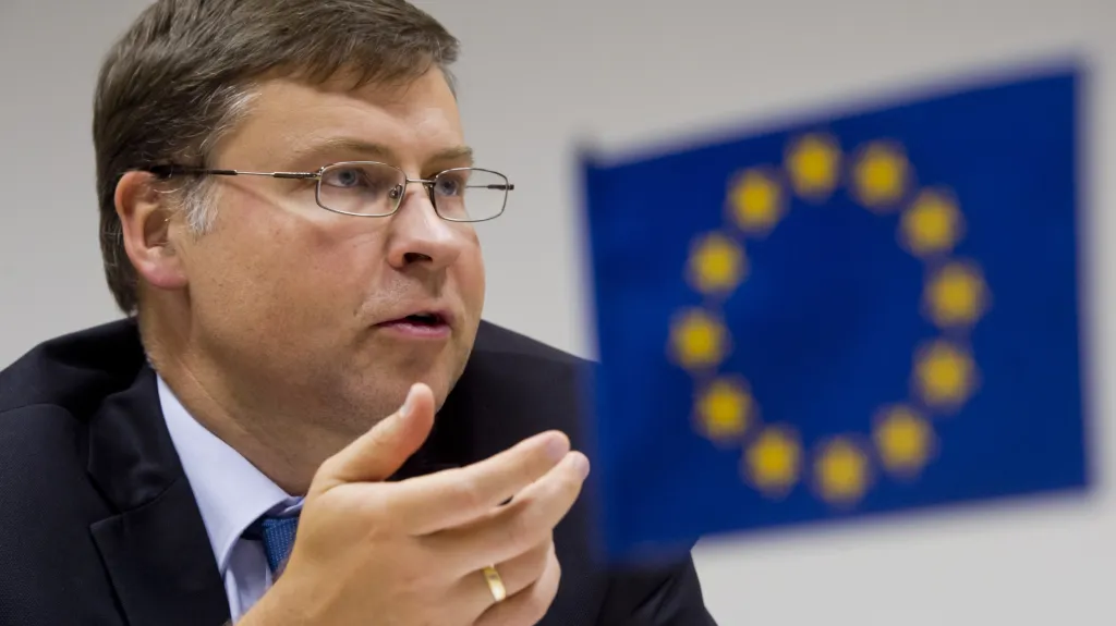 Místopředseda Evropské komise Valdis Dombrovskis