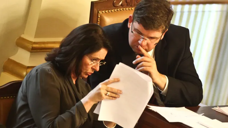 Jiří Pospíšil a Miroslava Němcová