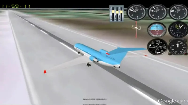 Oficiální animace katastrofy Jaku-42