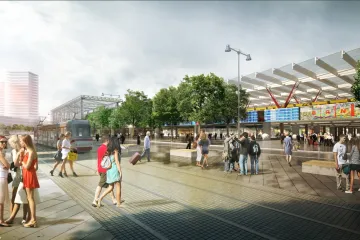 Nádraží u řeky má v Brně další politickou podporu. Lidí se ptá město v průzkumu