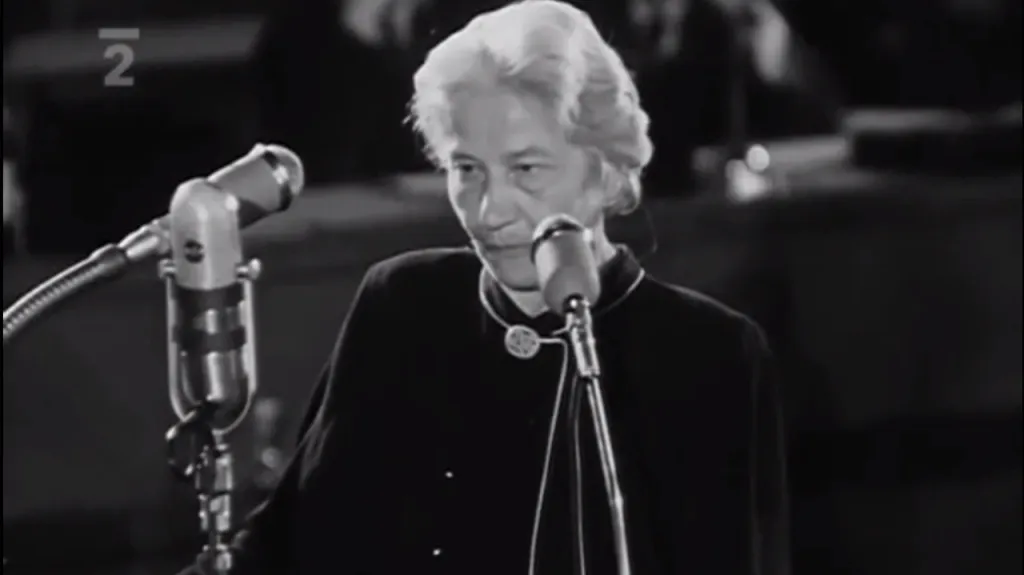 Františka Zemínová v procesu s Horákovou