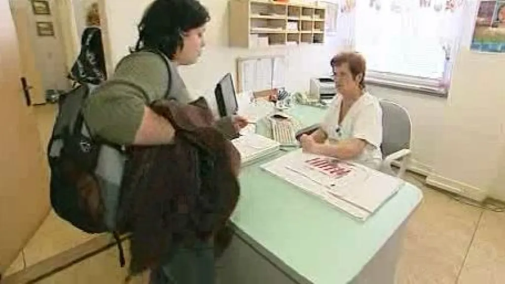 Pacientka u lékaře